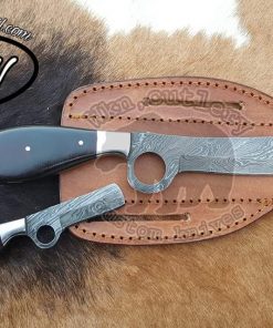 Damascus Steel Bull Cutter Knife