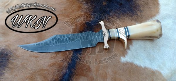 Custom Handmade 1095 Steel hunting knife