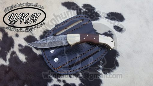 Damascus Steel folding knife