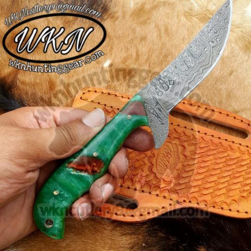 Damascus Steel Cowboy knife