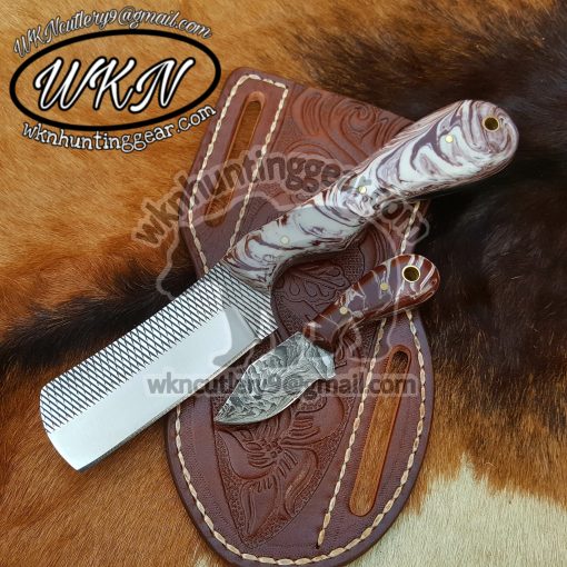 Custom Made Resp Steel Bull Cutter Knives set...