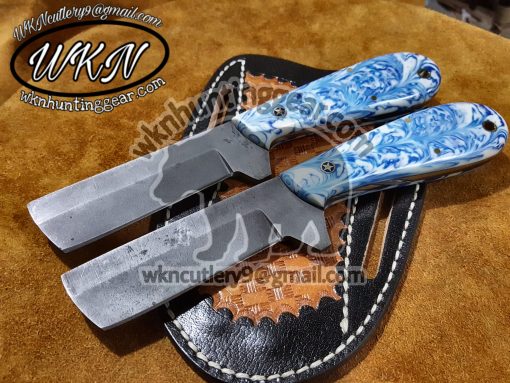 Custom Made 1095 Steel Bull Cutter Knives set...