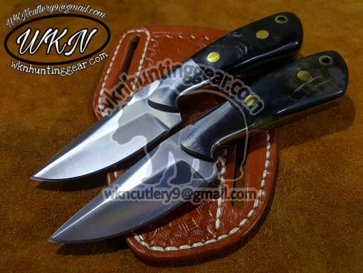 Custom Made J2 Stainless Steel Cowboy and Skinner knives set...