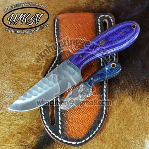 Custom Made J2 Stainless Steel Cowboy and Skinner knives set...