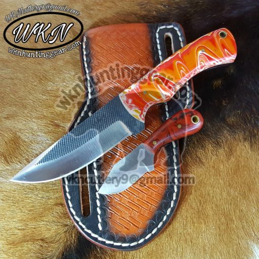 Custom Made 1095 Steel Cowboy and Skinner knives set...