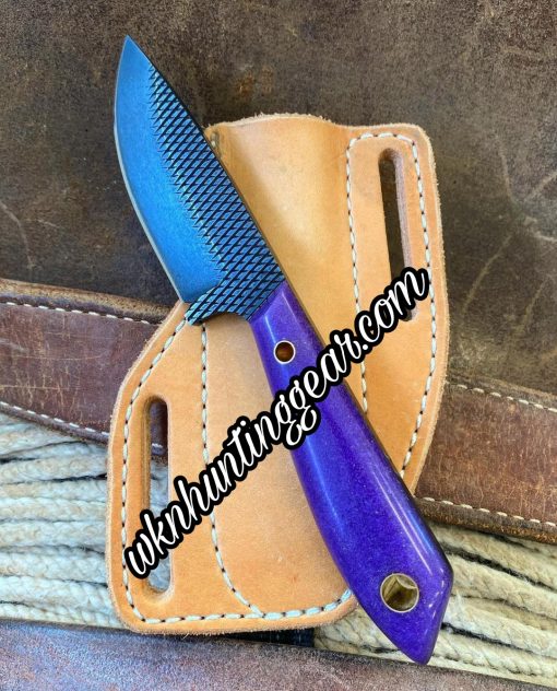 Custom Made Horse Rasp Steel Cowboy knife...