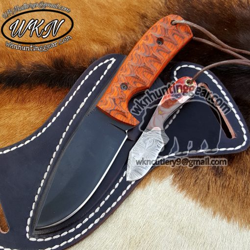 Custom Made Stainless Steel Fixed Blades Cowboy and Skinner knives set...
