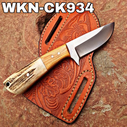 Custom Made D2 Stainless Steel Fixed Blade Western Cowboy and Skinner knife...