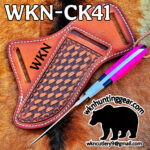 Custom Handmade Cowboy knife N690 Stainless Steel with Custom Leather Sheath. (Copy) - Image 3
