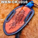 Handmade Cowboy knife Horse Rasp Steel Fixed Blades Western Cowboy and Skinner knife With Hand Carved Leather Sheath… - Image 3