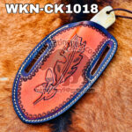 Handmade Cowboy knife Horse Rasp Steel Fixed Blades Western Cowboy and Skinner knife With Hand Carved Leather Sheath… - Image 3