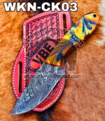 handmade cowboy and skinner knife.