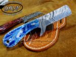 Custom Made Damascus Steel Bull Cutters knives set... - Image 3