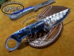 Custom Made Damascus Steel Bull Cutter and Cowboy Skinner knives set... - Image 3