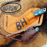 Damascus Steel Dog Cut Out Skinner knives set.. - Image 4