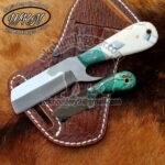 Custom Made J2 Stainless Steel Bull Cutter and Skinner knives set...