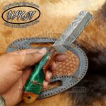 Damascus Steel Bull Cutter knife