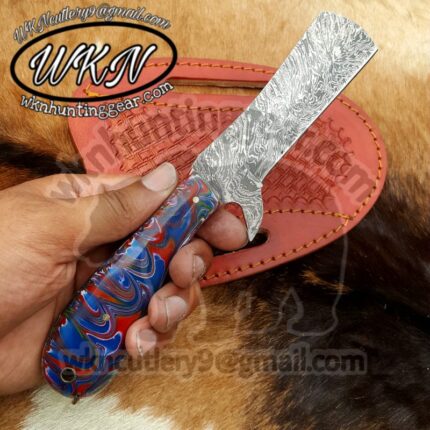 Damascus Steel Bull Cutter knife