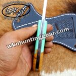 handmade farrier rasp steel cowboy knife. - Image 3