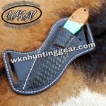 handmade farrier rasp steel cowboy knife. - Image 4