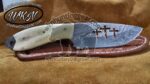 handmade damascus steel cowboy knife. - Image 2