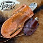 Custom Made 1095 Steel Bull Cutter and Skinner knives set... - Image 4