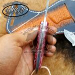handmade damascus steel cowboy knives set. - Image 3