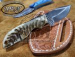 Custom Made Damascus Steel Cowboy knives. - Image 2