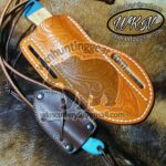handmade rasp steel cowboy knives. - Image 3