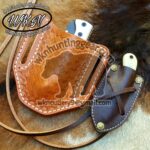 Custom Made High Carbon 1095 High Carbon With File Stemp Steel Hawksbill Lineman Pocket and Skinner knives set... - Image 4