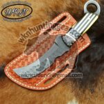 Custom Made High Carbon Steel Fixed Blade Hawksbill Lineman knife...
