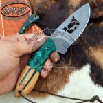 Custom Made High Carbon Steel Fixed Blades Pudel pointer Hunting and Skinner knives set... - Image 2