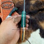 Custom Made High Carbon Steel Fixed Blades Pudel pointer Hunting and Skinner knives set... - Image 3