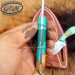 Custom Made Horse Rasp Steel Fixed Blades Cowboy and Skinner knives set... - Image 3