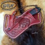 Custom Made 1095 High Carbon Steel Fixed Blades Pistol Cutter and Skinner knives set... - Image 2