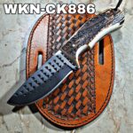 Custom Made Rasp Stainless Steel With Powder Coated Fixed Blade Western Cowboy knife. - Image 2