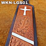 Cross With Oak leave Custom Leather Shoulder Sling... - Image 4