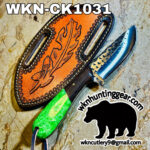Rasp Steel Cowboy knives. With Custom Leather Sheaths. - Image 2