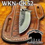 handmade farrier rasp steel cowboy knife. - Image 3