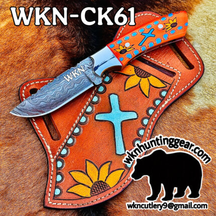 Damascus Steel Cowboy knives.