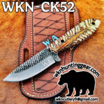 handmade farrier rasp steel cowboy knife.