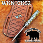 handmade farrier rasp steel cowboy knife. - Image 4