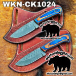 Christmas Offer Buy One Get One Free Handmade Cowboy knives With Leather Sheaths.