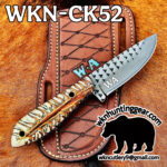 handmade farrier rasp steel cowboy knife. - Image 2
