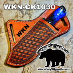 Rasp Steel Cowboy knives. With Custom Leather Sheaths. - Image 3