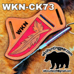 handmade damascus steel cowboy knives. - Image 4