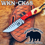 handmade farrier rasp steel cowboy knife.