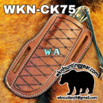 handmade high carbon steel cowboy knife. - Image 5