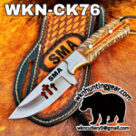 handmade high carbon steel cowboy knife.