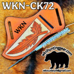 handmade damascus steel cowboy knife. - Image 4